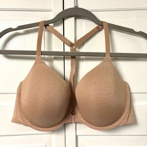 NWOT Victoria's Secret Racerback Semi Demi Tan Bra - Size 38C